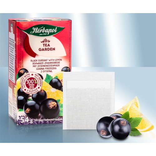 Чай из черной смородины с лимоном